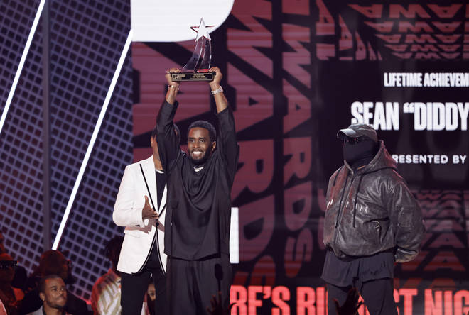 Kanye West honoured P Diddy at the 2022 BET Awards