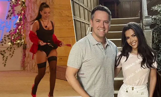 Love Island Gemma's dad Michael Owen reacted to her heart race challenge