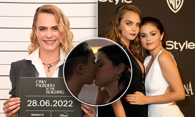 Cara Delevingne on her kissing scenes with Selena Gomez in Only Murders In The Building