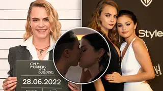 Cara Delevingne on her kissing scenes with Selena Gomez in Only Murders In The Building