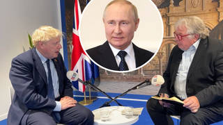 Boris Johnson said Putin does not have to give up power for there to be peace in Ukraine