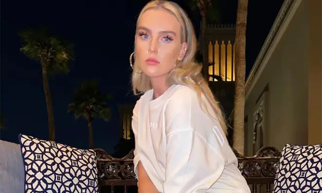 Perrie Edwards wearing Disora dress