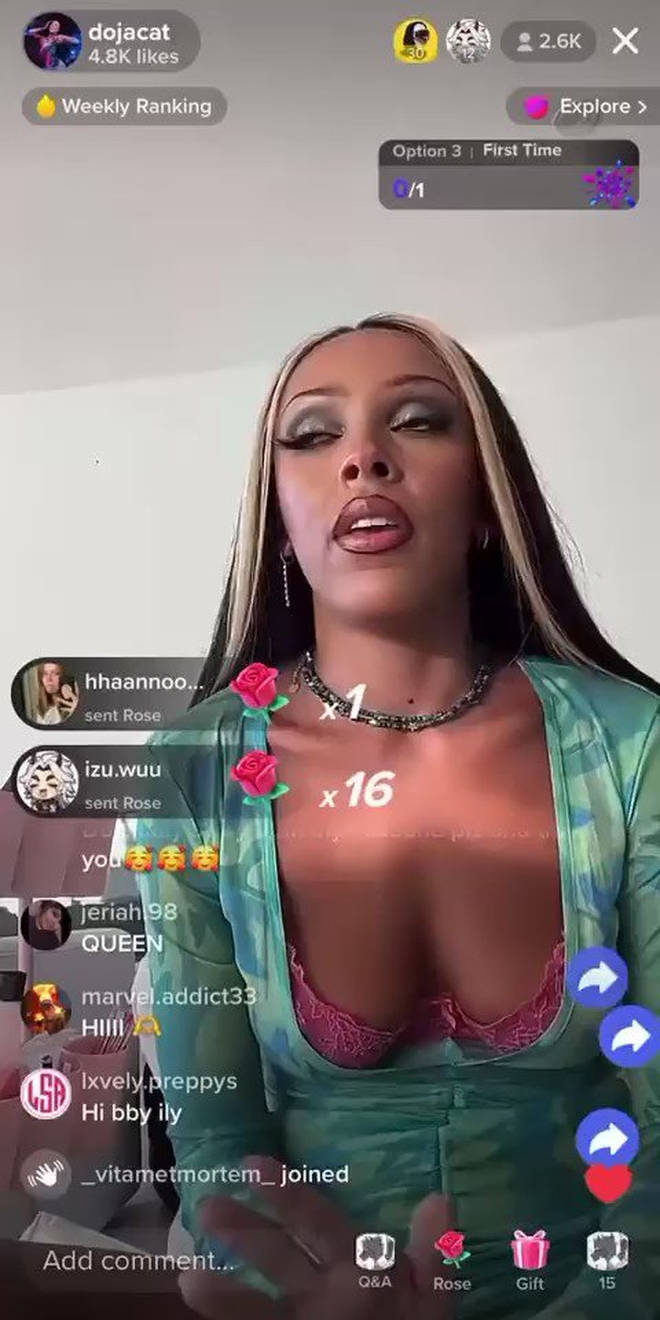 Doja Cat slammed Noah for his actions during her live video, calling him a 'snake'