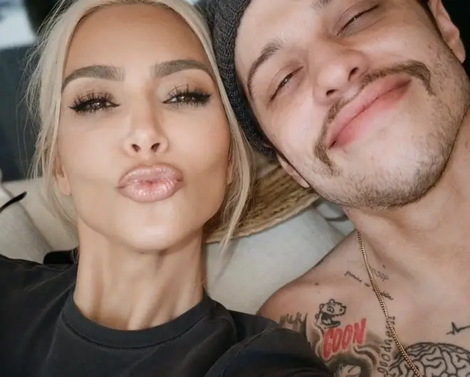 Kim Kardashian fans noticed Pete Davidson has 'Jasmine and Aladdin' tattooed on his collarbone