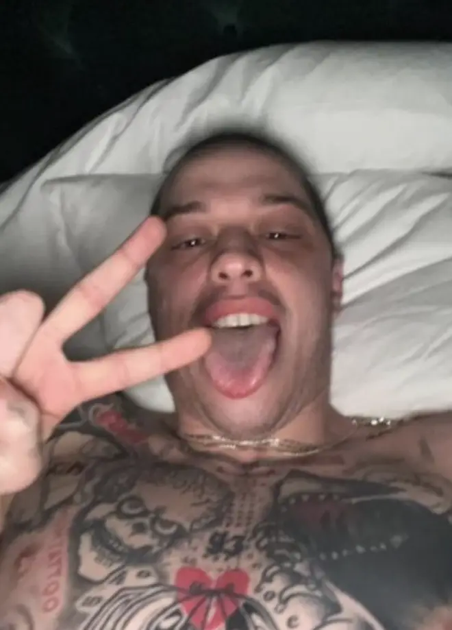 Pete Davidson had a branding of Kim Kardashian's name on his chest