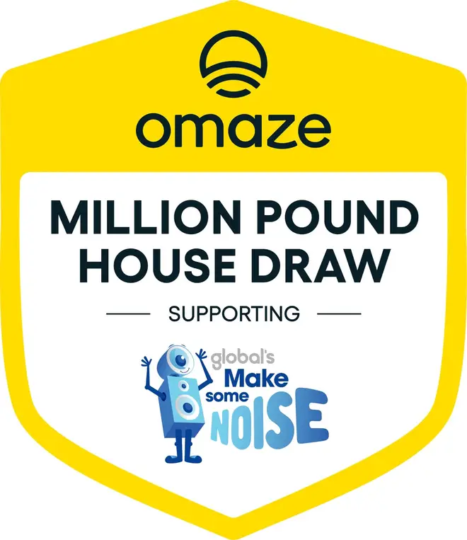 The Omaze Million Pound House Draw is teaming up with Global’s Make Some Noise
