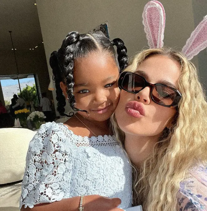 Khloé Kardashian gave birth to daughter True in 2018