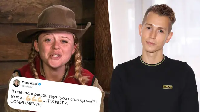 James McVey praised Emily Atack for being brave in the I'm A Celebrity... jungle