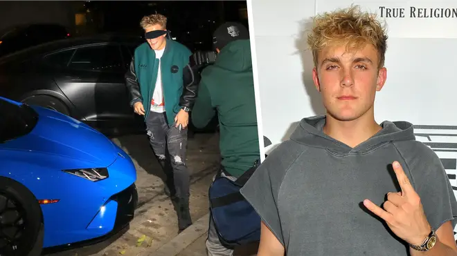 Jake Paul ran through traffic blindfolded for the Bird Box Challenge