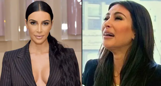 Kim Kardashian West attends the KKW Beauty Pop-Up/Kim crying