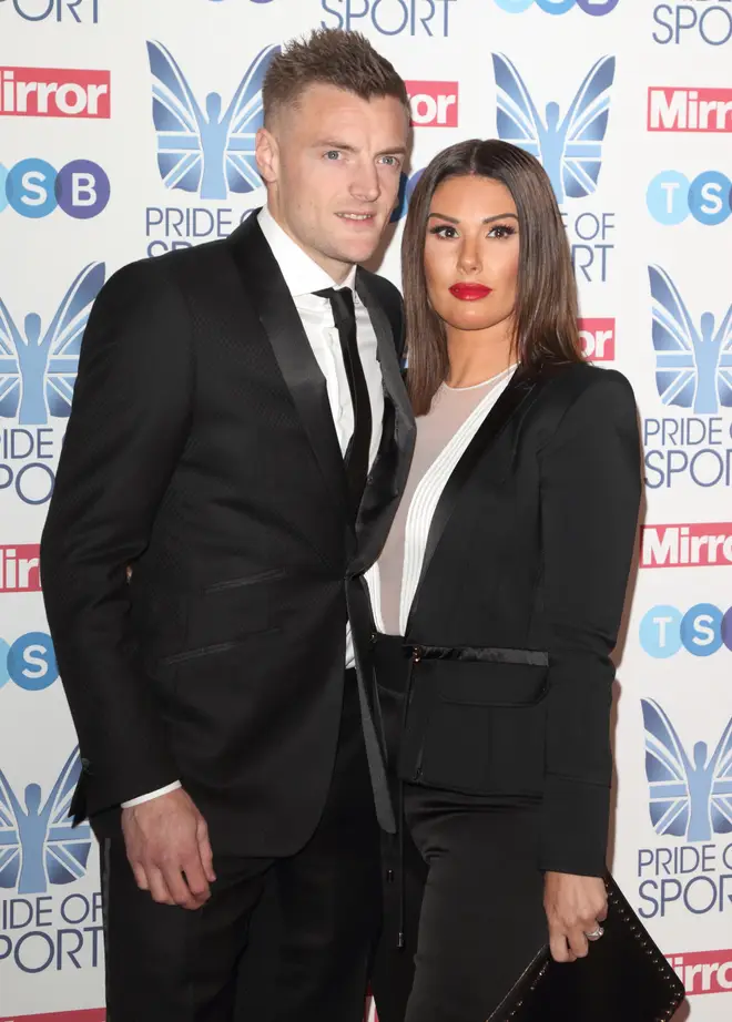 Jamie Vardy and Rebekah Vardy