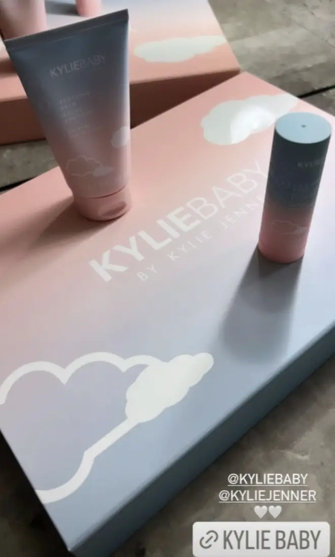 Khloe Kardashian promoted a Kylie Baby haul
