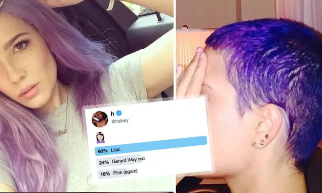 Halsey's switched up her look and let Twitter decide it for her
