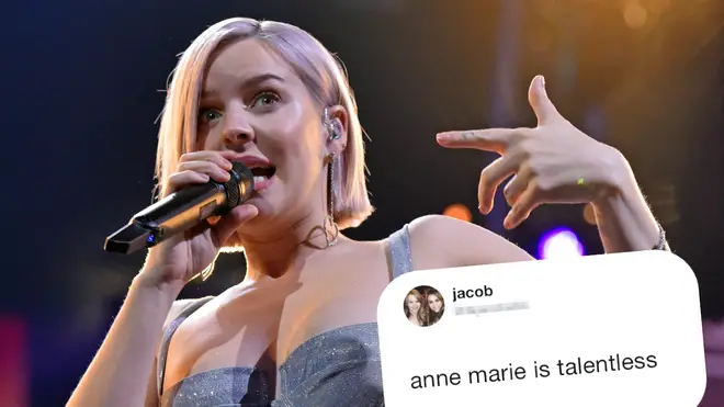 Anne-Marie responded to an online troll who referred to her as "talentless".