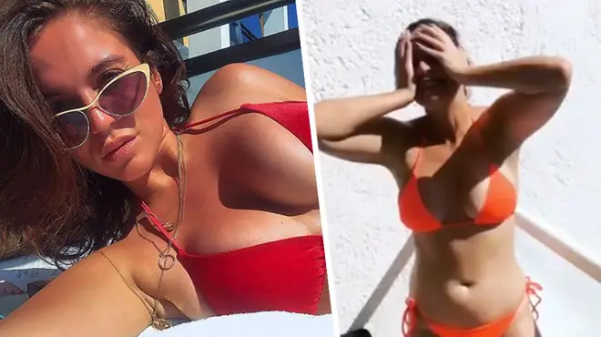 Vicky Pattison hit back at troll who body shamed her latest holiday pictures.