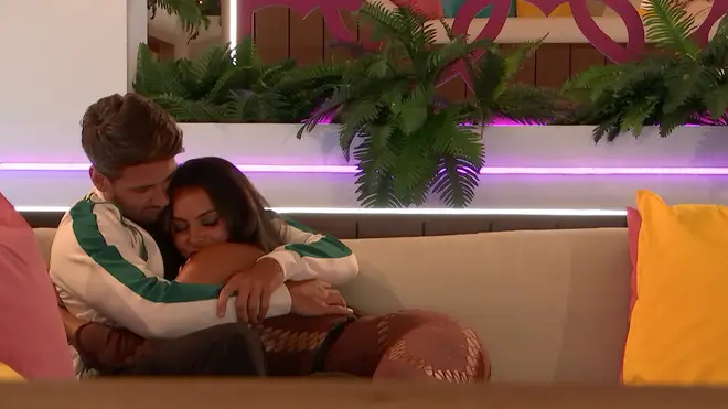 Jacques and Paige were coupled up in the Love Island villa