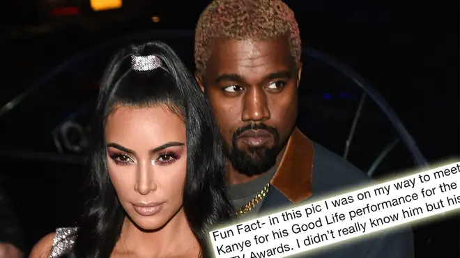 Kim Kardashian revealed how she met Kanye West.