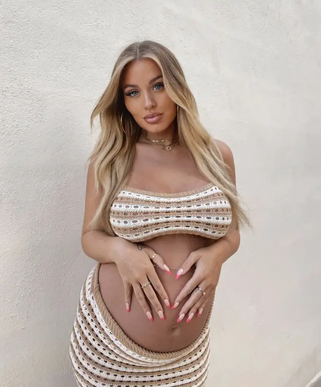Lottie Tomlinson first announced her pregnancy in February