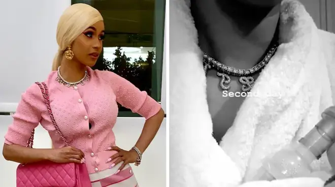 Cardi B Cradles Kulture As The Baby Fights Off Viral Infection While ...