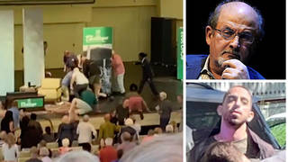 Salman Rushdie was attacked on stage. The suspect was named by police as 24-year-old Hadi Matar from New Jersey.