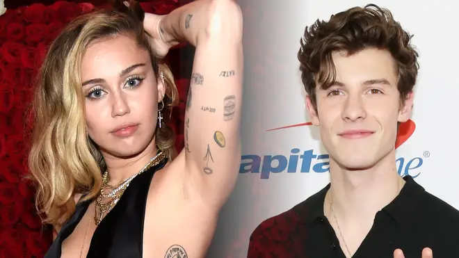Miley Cyrus has teased a collaboration with Shawn Mendes