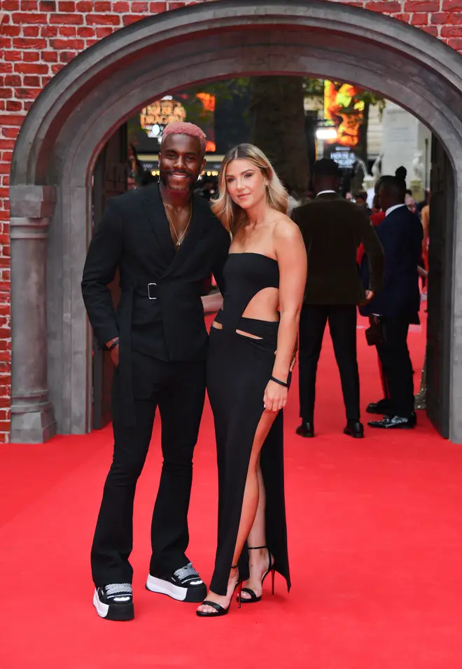 Luke Trotman at the House of the Dragon premiere with fiancée Chelsea Menna