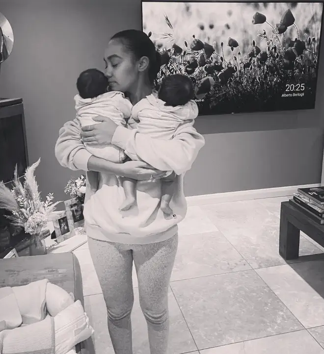 Leigh-Anne's babies have turned one