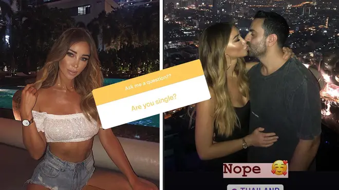 Lauren Pope shares loved-up photo with boyfriend.