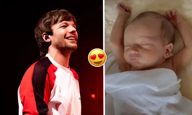 Louis Tomlinson has met his nephew