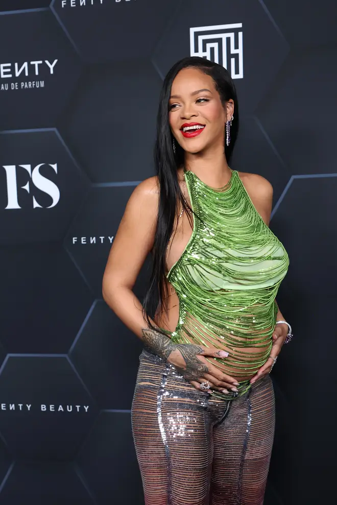 Rihanna welcomed her first baby in May