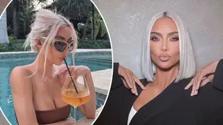 Kim Kardashian has been accused of Photoshopping her pool pics
