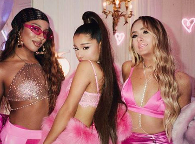 Ariana Grande has added an arm tattoo to her collection.