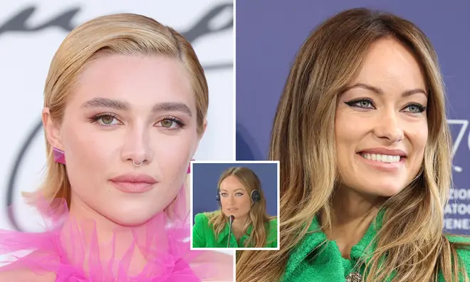 Olivia Wilde addressed rumours of a feud with Florence Pugh at the Don't Worry Darling press conference