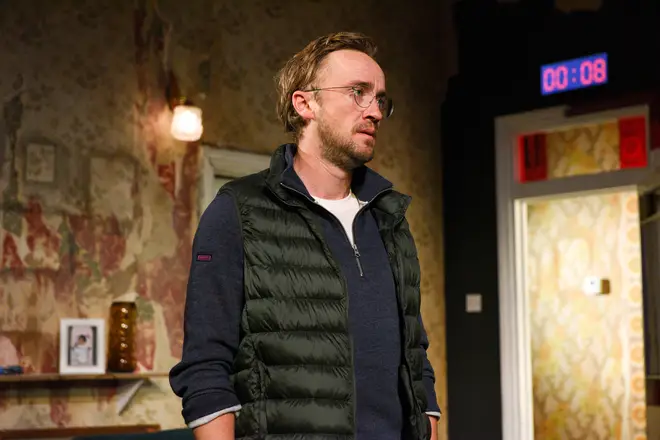Tom Felton is currently starring in a play on the West End
