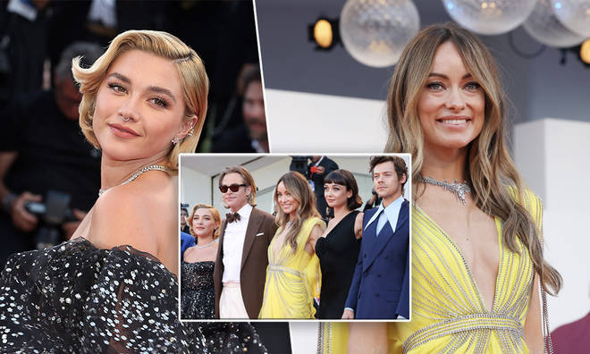 Everything you need to know about the alleged Don't Worry, Darling feud between Florence Pugh, Olivia Wilde and Harry Styles