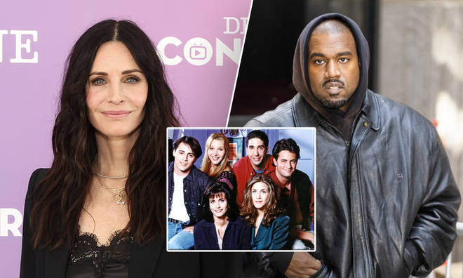 Courteney Cox addressed Kanye West's comment about Friends not being 'funny'