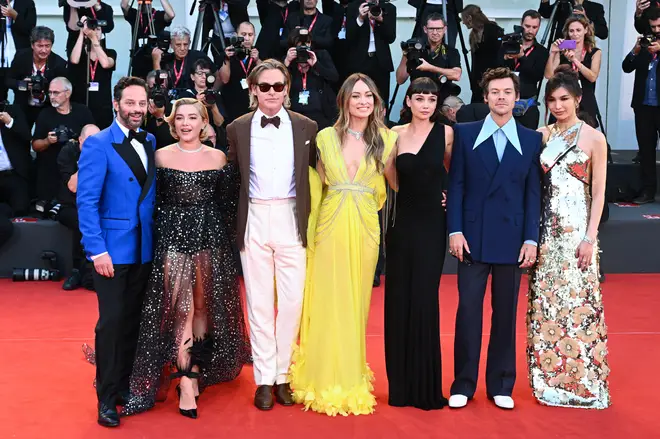 The cast of Don't Worry Darling celebrated the film in Venice
