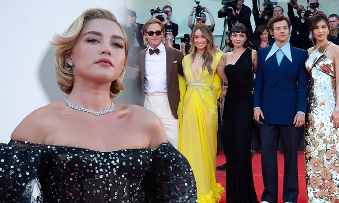 Florence Pugh has spoken about the dramatic Don't Worry Darling premiere