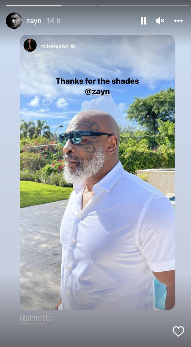 Mike Tyson sported Zayn Malik's Arnette collection sunglasses