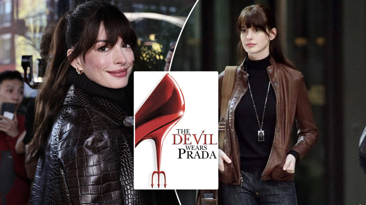 Anne Hathaway Channels Her Iconic Devil Wears Prada Character During New  York... - Capital