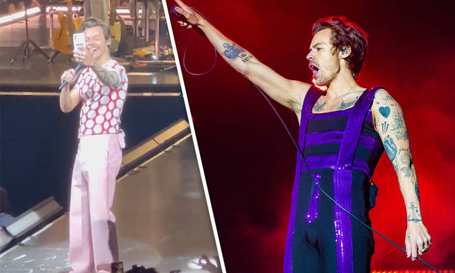 It was time to BeReal at Harry Styles' concert