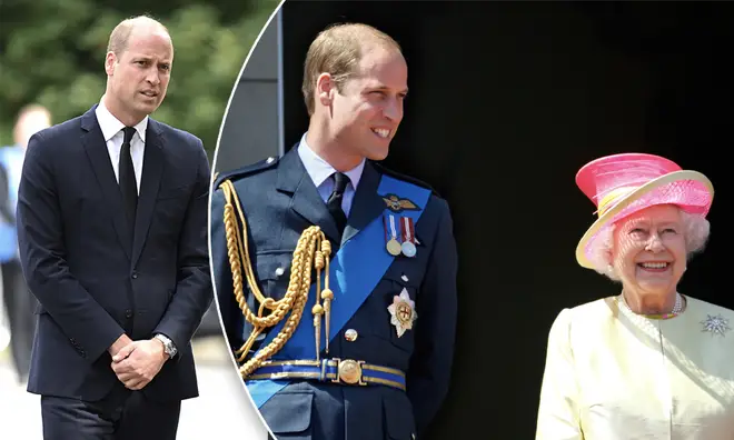 Prince William had a sweet exchange with a dog owner when paying respects to the Queen