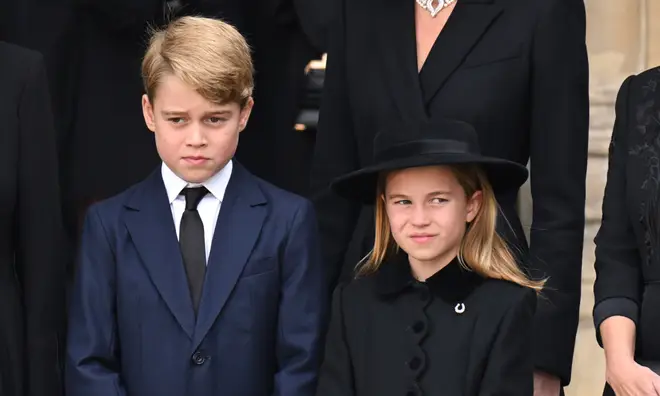 Prince George and sister Princess Charlotte