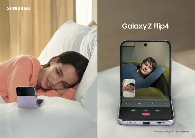 The Samsung Galaxy Z Flip 4's flip function makes for easier hands-free calls