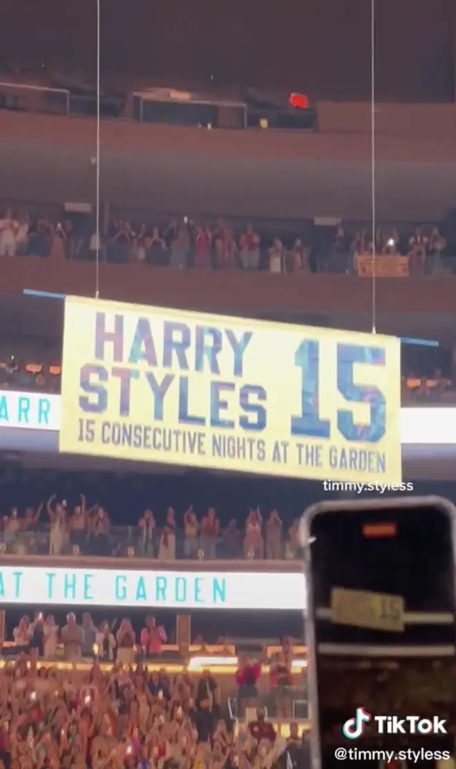 Harry Styles is the first artist to sell out 15 consecutive nights at MSG