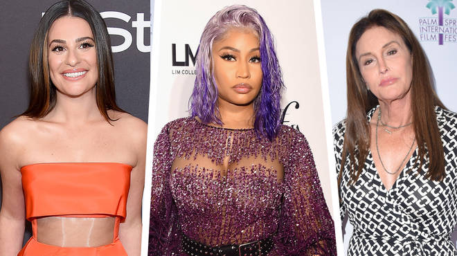Nicki Minaj, Caitlyn Jenner and Lea Michele shared their #10YearChallenge