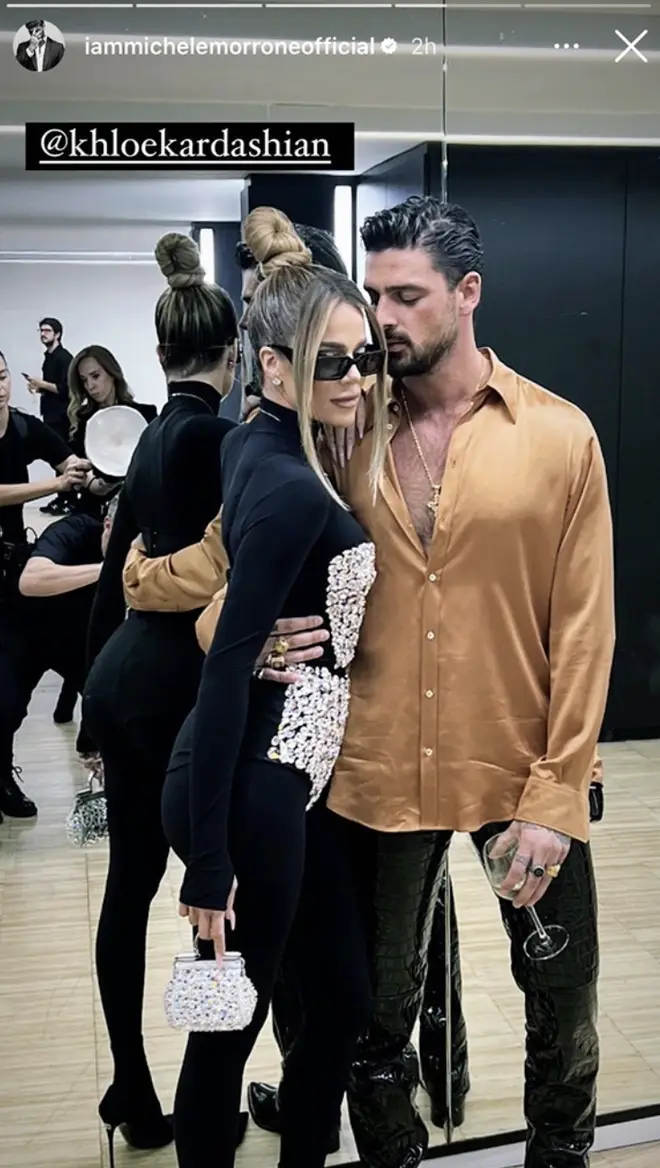 Khloe Kardashian sparked dating rumours with Michele Morrone