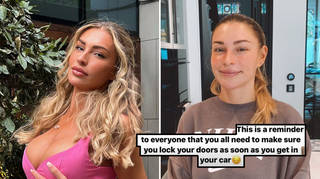 Zara McDermott was 'shaken up' after four men tried to get into her car