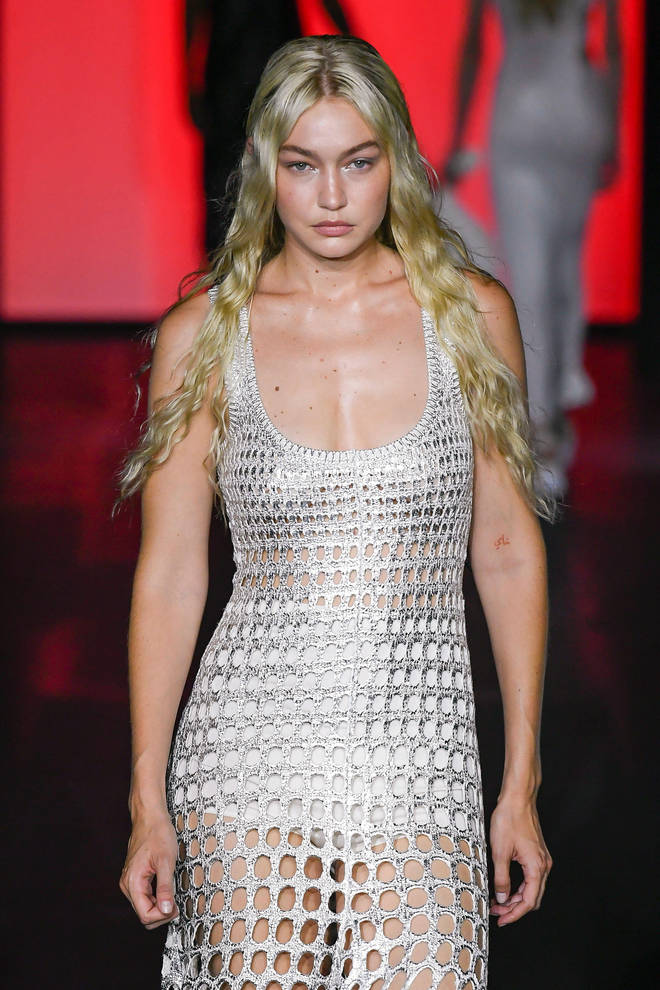 Gigi has been busy working the catwalks at Paris Fashion Week