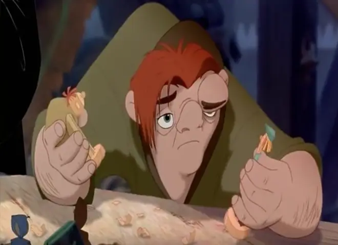 The Hunchback of Notre Dame animated film.